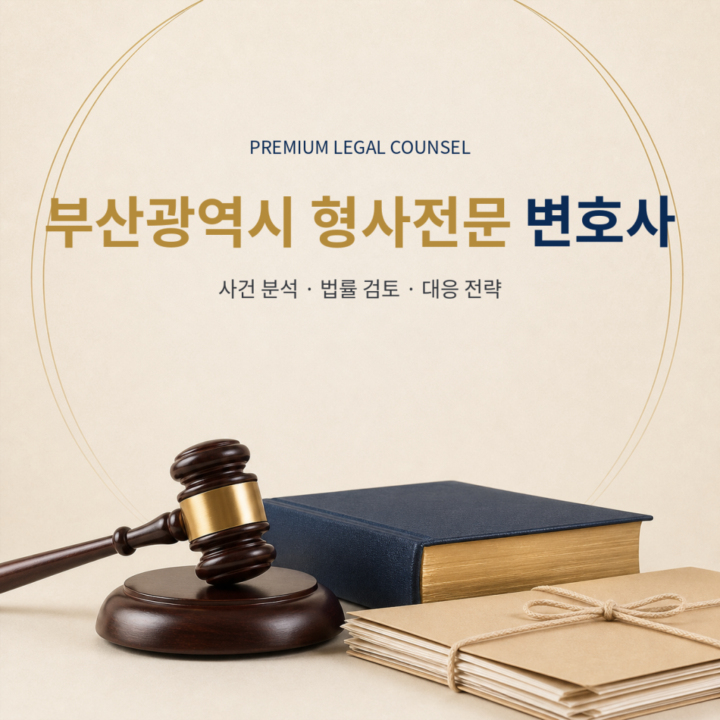 부산광역시 형사전문 변호사
