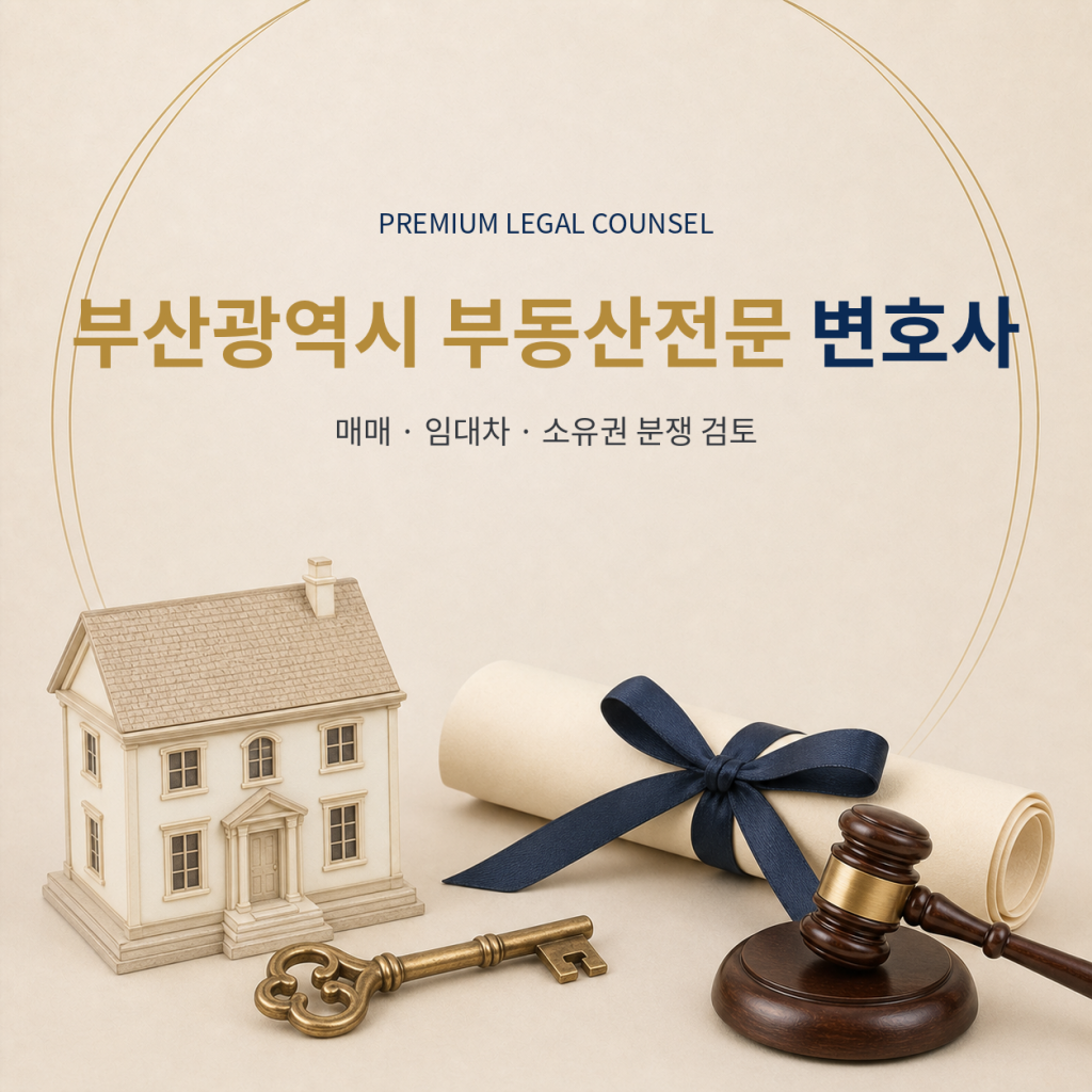 부산광역시 부동산전문 변호사